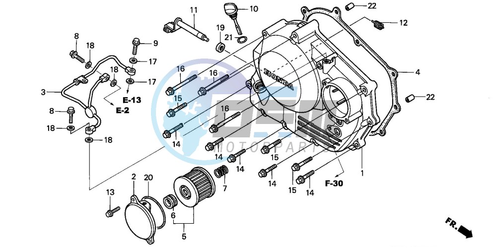 RIGHT CRANKCASE COVER