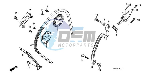 CAM CHAIN/TENSIONER