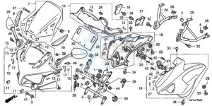 CBF1000S9 Ireland - (EK) drawing COWL