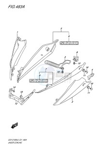 GSX-S1000 EU drawing UNDER COWLING