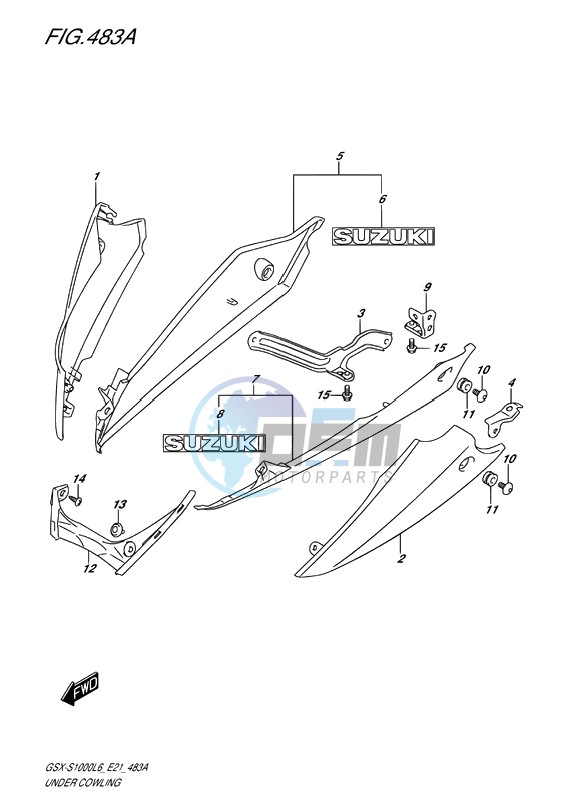 UNDER COWLING