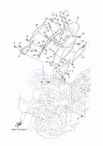 XTZ690 TENERE 700 (BHL9) drawing SIDE COVER