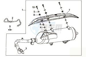 JOYRIDE 200i drawing EXHAUST