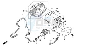 CG125ES drawing AIR SUCTION VALVE