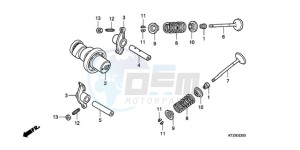 PES125R9 UK - (E / STC 2E) drawing CAMSHAFT/VALVE