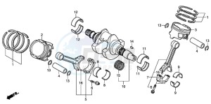 XL1000VA drawing CRANKSHAFT/PISTON