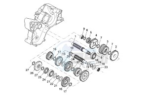 TZR 50 drawing TRANSMISSION