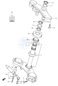 GSX-R750 (E2) drawing STEERING STEM