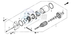 ST1300 drawing STARTING MOTOR