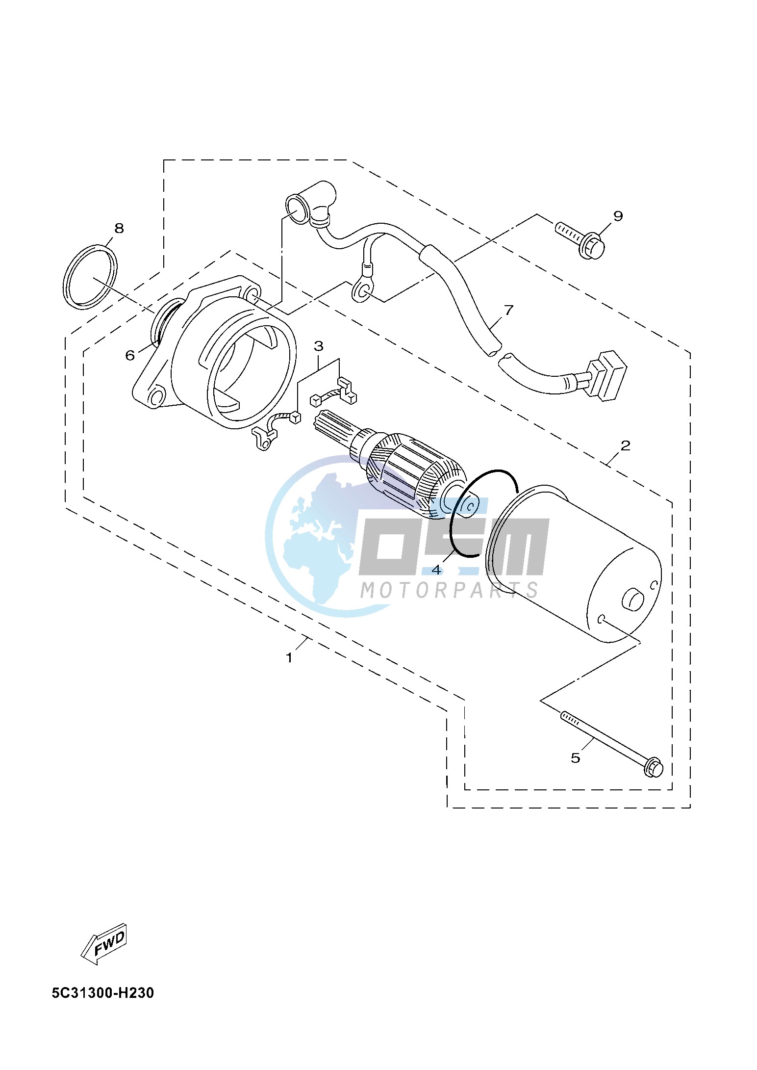 STARTING MOTOR