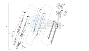 SENDA R X-RACE - 50 CC VTHSR1A1A drawing FRONT FORK