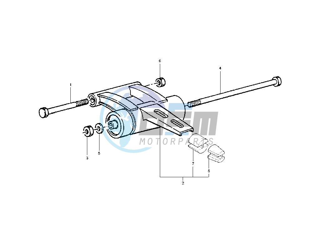 Swinging arm