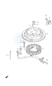 DF 20A drawing Magneto Manual Starter