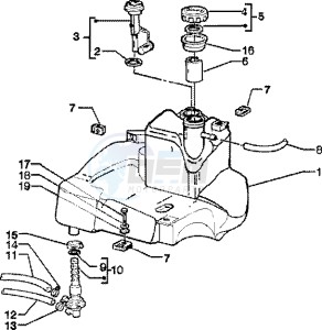 Skipper 125 4t drawing Fuel Tank