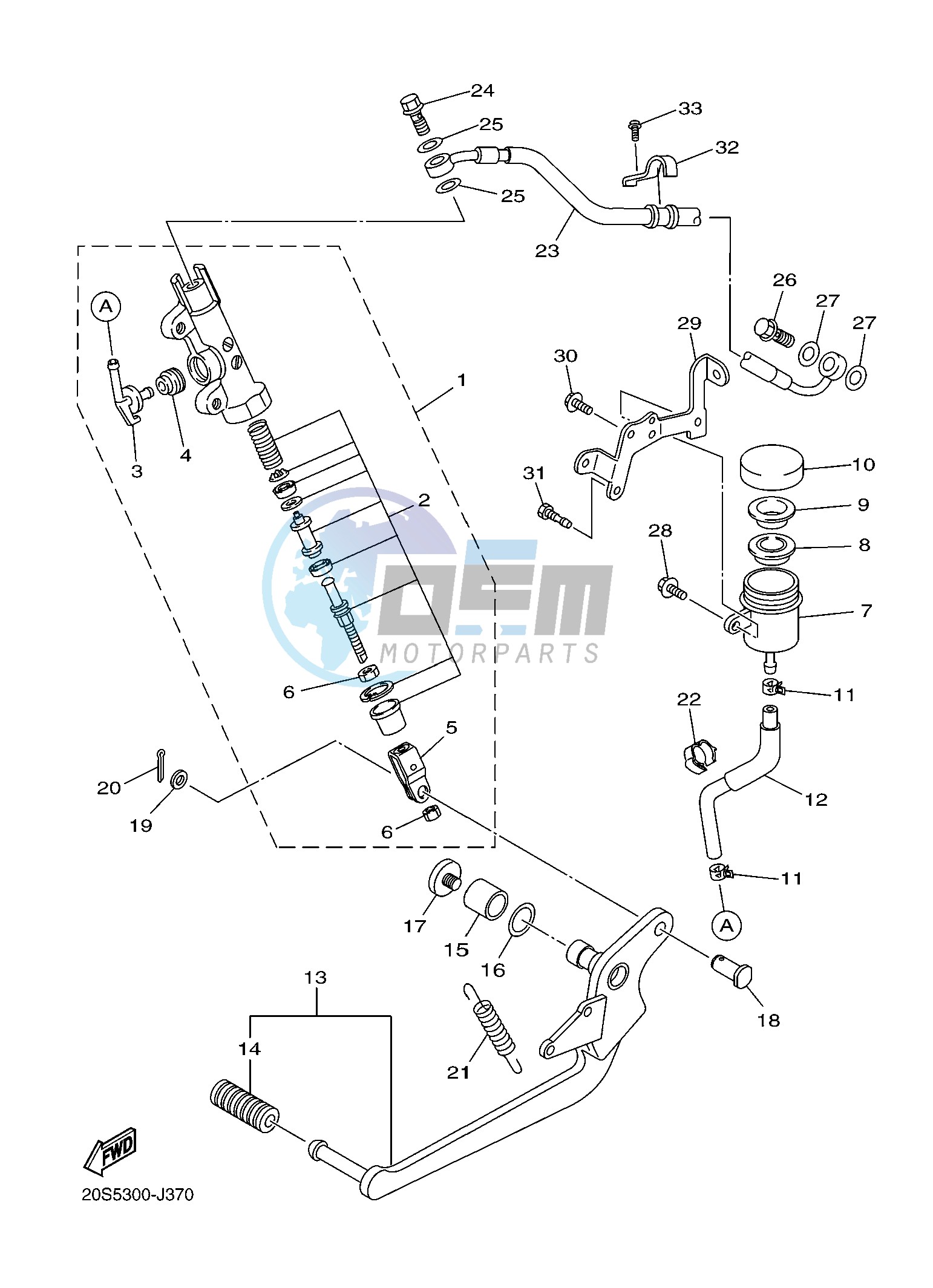 REAR MASTER CYLINDER