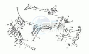 California 1100 EV (V11 EV Usa) EV (V11 EV Usa) drawing Stands