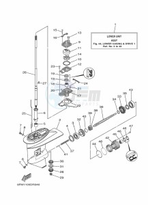 F20GEP drawing PROPELLER-HOUSING-AND-TRANSMISSION-1