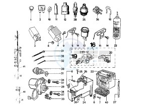 SQUAB - 50 cc drawing ELECTRICAL