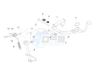 MEDLEY 125 4T IE ABS E4 2020 (APAC) drawing Stand/s