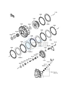 NINJA_ZX-6R_ABS ZX636FEF FR GB XX (EU ME A(FRICA) drawing Clutch