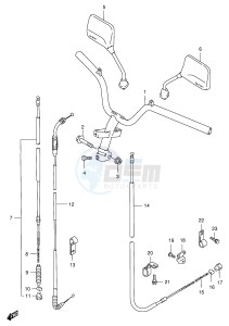 AE50 (E71) drawing HANDLEBAR