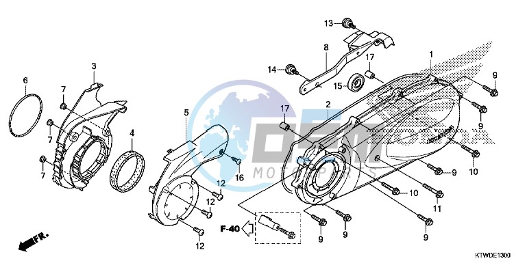 LEFT CRANKCASE COVER