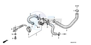 CBR600RR9 UK - (E / MME) drawing AIR INJECTION CONTROL VALVE