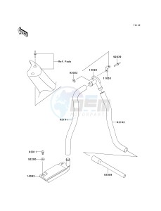 JS 800 A [800 SX-R] (A6F-A9F) A9F drawing BILGE SYSTEM