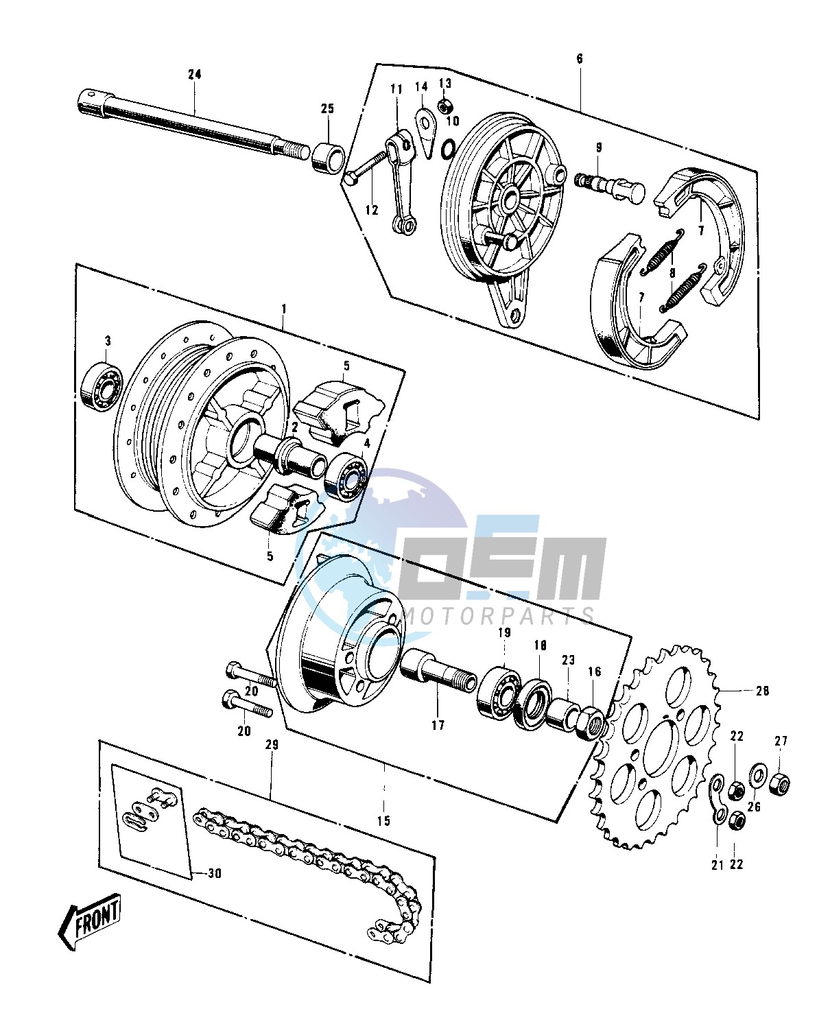 REAR HUB_BRAKE_CHAIN -- 74-75- -