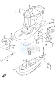 DF 250AP drawing Drive Shaft Housing w/Transom (XX)