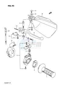 TS200R (E4) drawing RIGHT HANDLE SWITCH