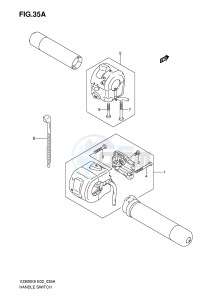 VZ800 (E2) MARAUDER drawing HANDLE SWITCH (MODEL K7 K8)