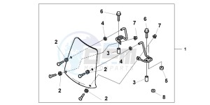 SFX50 drawing WINDSHIELD