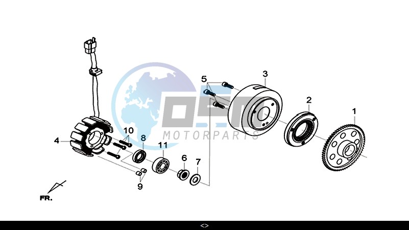 FLYWHEEL STATOR