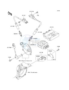 KVF 650 D ([BRUTE FORCE 650 4X4] (D6F-D9F) D6F drawing IGNITION SYSTEM