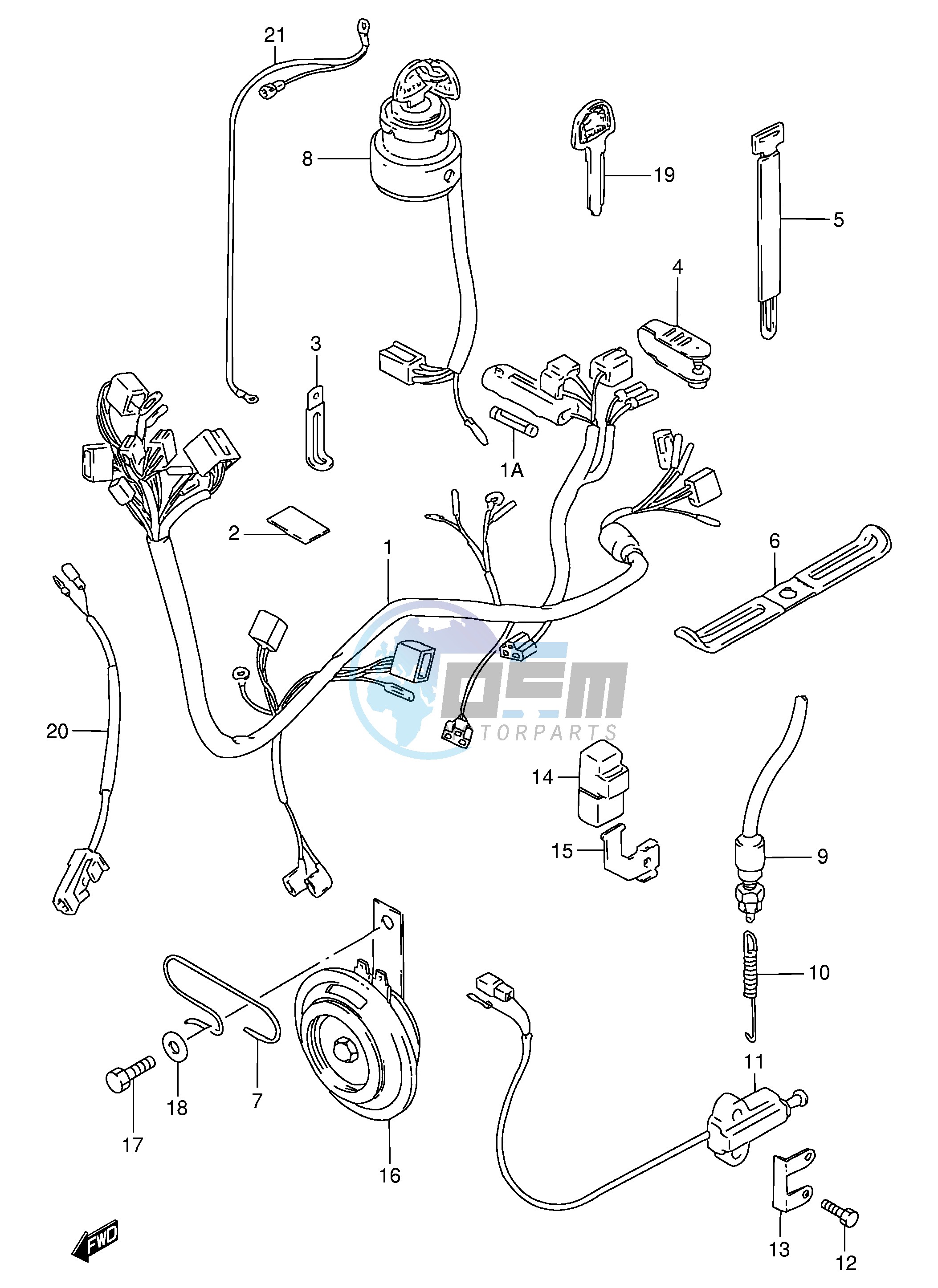 WIRING HARNESS (MODEL N R E30)