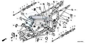 TRX250TMG TRX420 Europe Direct - (ED) drawing FRAME BODY