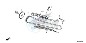 NC700SC drawing CAM CHAIN/ TENSIONER