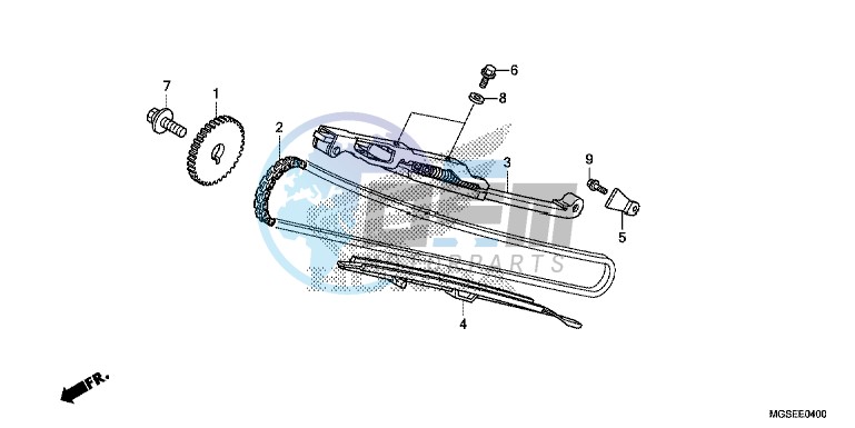 CAM CHAIN/ TENSIONER