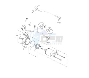 YP R X-MAX 125 drawing STARTING MOTOR