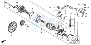 NSS250X FORZA X drawing STARTING MOTOR