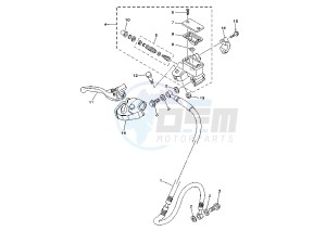 YZ N-LW 80 drawing FRONT MASTER CYLINDER