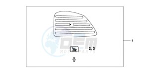 XL700VA9 France - (F / ABS CMF SPC) drawing NARROW PANNINR PA