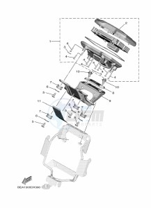 XSR900 MTM890 (BEA7) drawing METER