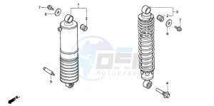 GL1500SE GOLDWING SE drawing REAR CUSHION