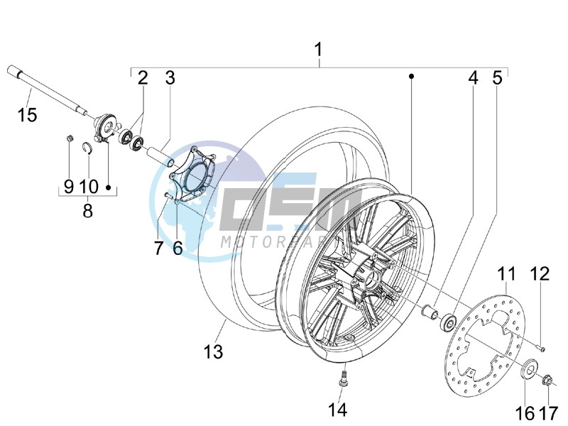 Front wheel