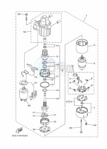 FL300BETX drawing STARTER-MOTOR