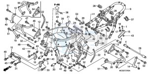 ST1300A9 UK - (E / ABS MKH MME) drawing FRAME BODY