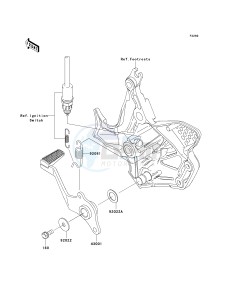 KLE 650 A [VERSYS EUROPEAN] (A7F-A8F) A7F drawing BRAKE PEDAL