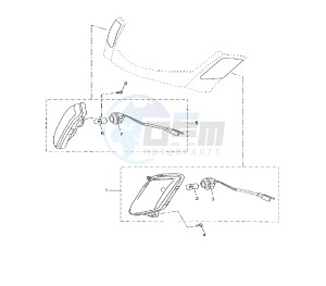 YP R BLACK X-MAX 250 drawing FLASHER LIGHT